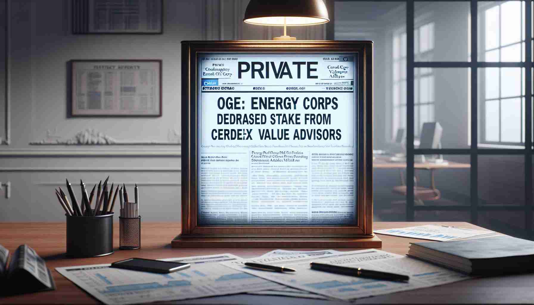 OGE Energy Corp. Faces Decreased Stake from Ceredex Value Advisors